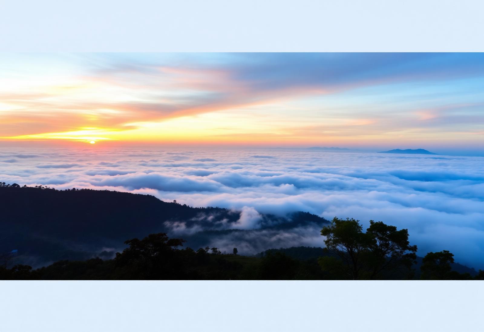 Above the clouds