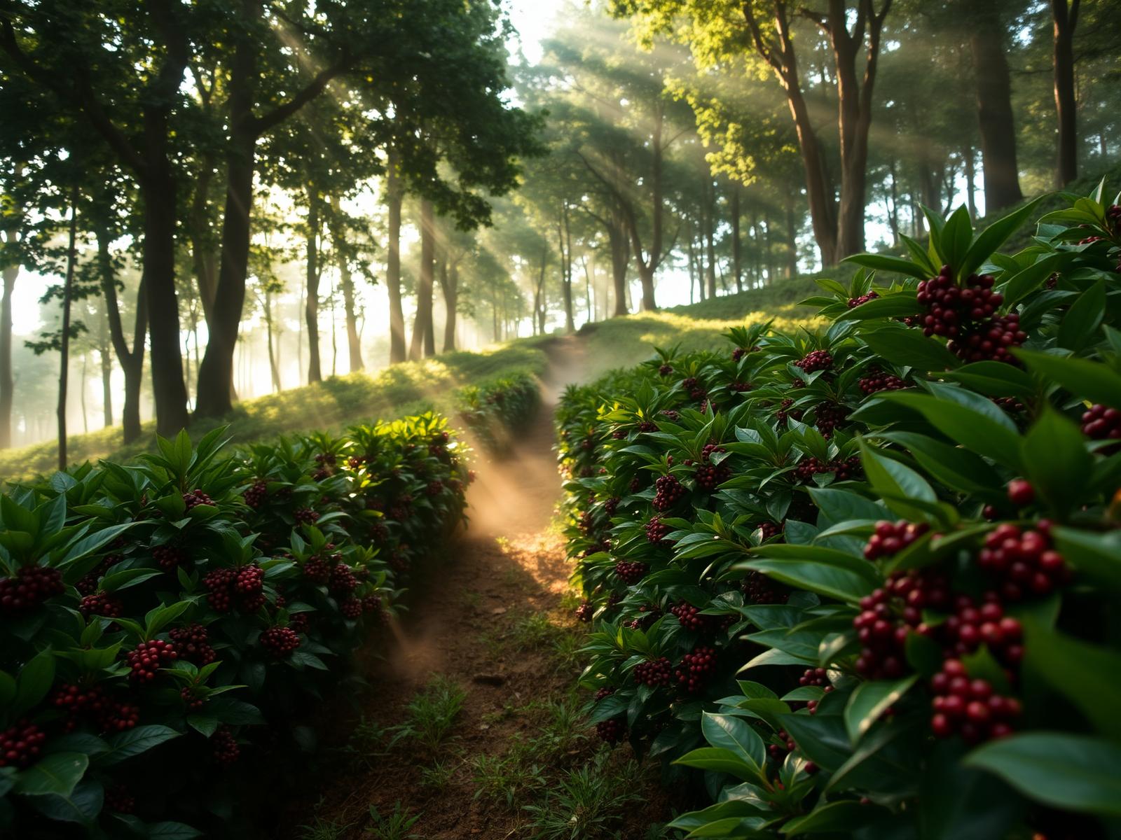 Coffee plantation in Kalasa